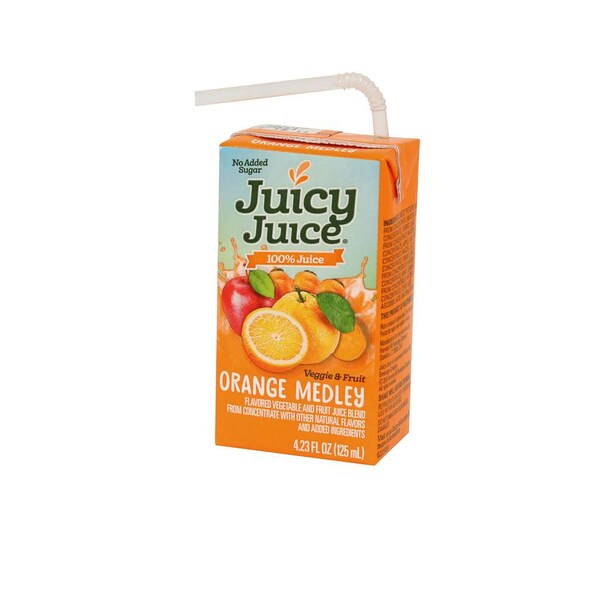 Juicy Juice 100% Vegetable Juice Single Serve Orange Medley 4.23